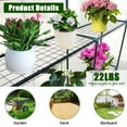thumbnail image 4 of Edtara Outdoor Walk-In Greenhouse, Roll-Up Door Design With 4 Strong Shelves, Portable Plant Shelter Providing All-Weather Protection for Patio, Backyard and Garden, 4 of 6