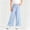 #283-Blue, variant on Kids Casual Wide Leg Pants Elastic Waist with Rivet Detail and Side Pockets for Girls Daily Wear Black 4 Years Gifts for Father