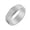 Silver, variant on Men Rhomboid Rotatable Ring 8mm Stainless Steel Fidget Rings Anxiety Spinner Ring Silver Size 7