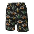 thumbnail image 4 of Logiee Wasp Cockchafer Butterfly Print Mens Swim Trunks Quick Dry Board Shorts,Breathable Hawaii Beach Shorts Swimwear Bathing Suits-XX-Large, 4 of 6
