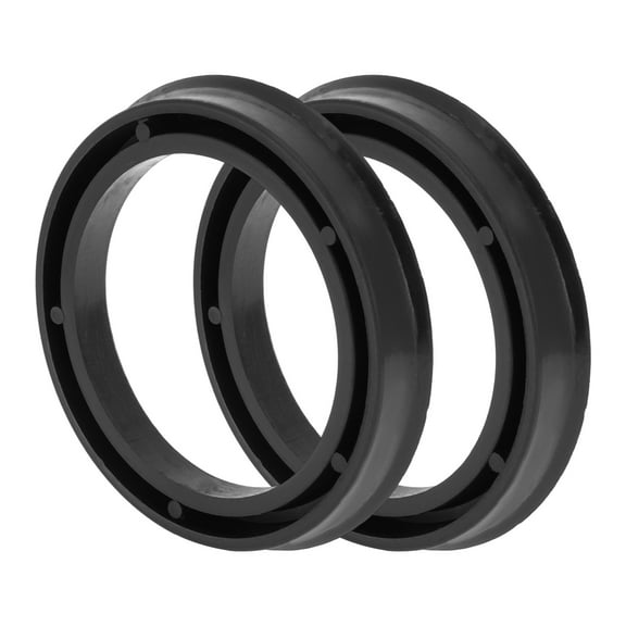 Car Wheel Hub Centric Rings Wheels Center Shaft Shock Absorbing Hubrings Durable Polycarbonate OD 74.1mm to ID 56.1mm 2 Pcs Black