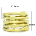 thumbnail image 2 of Womens Gold Ring Stainless Steel Anillo Color Oro Para Mujer Ninas Acero Inoxidable Mercy, 2 of 4
