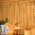 thumbnail image 5 of 1pack 8 Mode USB Curtain String Lights Fairy Light LED Bedroom Light Christmas Decorations for Home Wedding 2025 New Year Decor, 5 of 5