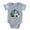Heather Gray, variant on CafePress - Retro Easter - Cute Infant Baby Football Bodysuit