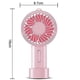 thumbnail image 4 of Ventilador de mano portátil, mini ventilador de mano con USB recargable, rosa, 4 of 5