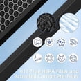 thumbnail image 4 of HSP001 True HEPA Filter Replacements Compatible with HATHASPACE Air Purifier Filters HSP001,4 in 2 H13 True HEPA Filter with Activated Carbon Pre-Filter,2 Combon Pack HSP001 2 Combo Sets HSP001 2, 4 of 5