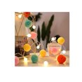 thumbnail image 1 of Guirnalda de luces con 30 LED, 3 m, bola pompón, decoración navideña, para dormitorio, fiesta Xemadio HFP-0457, 1 of 8