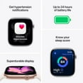 thumbnail image 4 of Restored Apple Watch Series 11 - GPS - 46mm Rose Gold Aluminum Case with Starlight Sport Band - M/L (Refurbished), 4 of 5