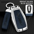thumbnail image 4 of For Geely C 4 buttons Atlas Boyue Tugella GS X6 X7 SUV EC7 Azkarra Monjaro Xingyue Boyue Pro Zinc alloy+leather Car Key Case, 4 of 15