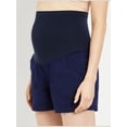 thumbnail image 5 of Motherhood Maternity Secret Fit Belly Poplin Maternity Shorts, 5 of 6