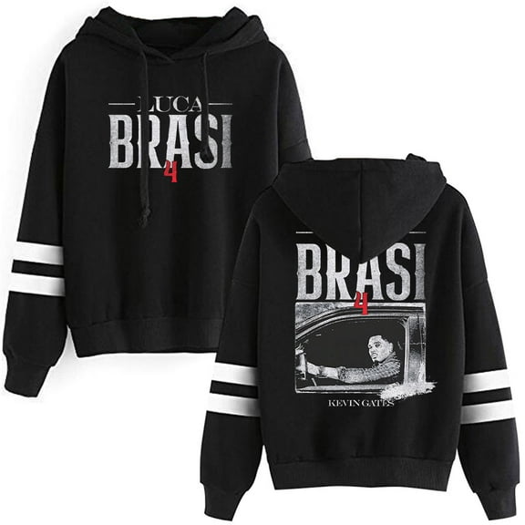Kevin Gates Luca Brasi 4 Pullover Hoodie Long Sleeve Pocketless Sweatshirt Unisex Casual Trendy Clothes