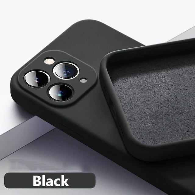 Utooper-funda cuadrada de silicona líquida para iPhone, carcasa trasera de protección 2020 para iPhone 14, 11, 13, 12 Pro, Max, Mini, X, XR, XS, 7, 8 Plus, SE