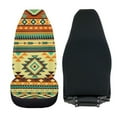 thumbnail image 4 of ZIATUBLE Aztec Ethnic Car Seat Covers for Women Easy to Install Front Seat Covers for Cars 2 Pcs Auto Interior Seat Protector Universal Fit Cars Sedan SUV Car Decoration Accessories, 4 of 7
