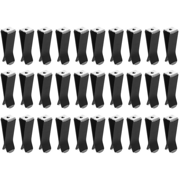 Pack of 60 Black Car Air Freshener Vent Clips with Perfume Scent, Holder for Vehicle