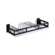thumbnail image 3 of 1Pc Multi Functional Kitchen Storage Rack Wall Hanging Rack Storage Tools Kitchen Items Organizer Black (Dish Rack with Glue And Screw), 3 of 3