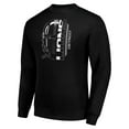 thumbnail image 2 of Men's Starter Black Detroit Lions Half Helmet Team Graphic Tri-Blend Fleece Pullover Sweatshirt, 2 of 3