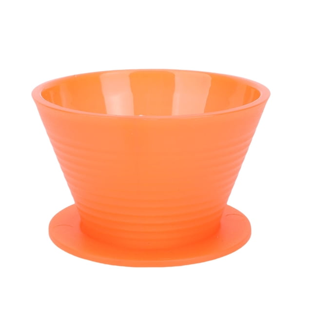 Flat Bottom Coffee Dripper Pour Over Coffee Filter Cup with Food Grade PP Heatproof Design for Home Restaurant Office Brewing