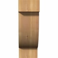 thumbnail image 2 of 5 1/2"W x 12"D x 16"H Alpine Smooth Corbel, Western Red Cedar, 2 of 9