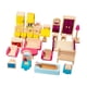 thumbnail image 1 of 26 piezas Juego de muebles de casa de muñecas de madera Play Play Toy Ornament Simulación Juegos Juegos Juegos Hobby Crafts para niños pequeños 3+, 1 of 9