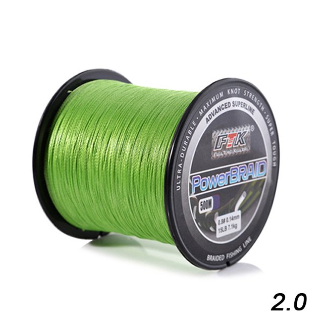 CAROOTU Braided Fishing Line 4 Strands Strong Multifilament PE Fishing Line Abrasion Resistant Line for Saltwater Freshwater