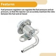 thumbnail image 4 of Unique Bargains Fuel Pressure Regulator No.2328016040 Fuel Pump Regulator for Toyota Corolla 1987 Metal Corrosion Resistant, 4 of 6