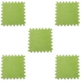 thumbnail image 1 of Up to 65% Off SMihono 5PCS 11.81Inch Square Puzzle Polyester Velvet Eco-friendly Carpet, 1 of 2