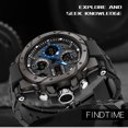 thumbnail image 2 of FNNMNNR Ultimate Tactical Watch for Men - Dual Time Zone  Luminous Display  Stopwatch  Alarm Clock  Shock-Resistant  Water-Resistant  Perfect for Outdoor Survival and Sports Enthusiasts, 2 of 7