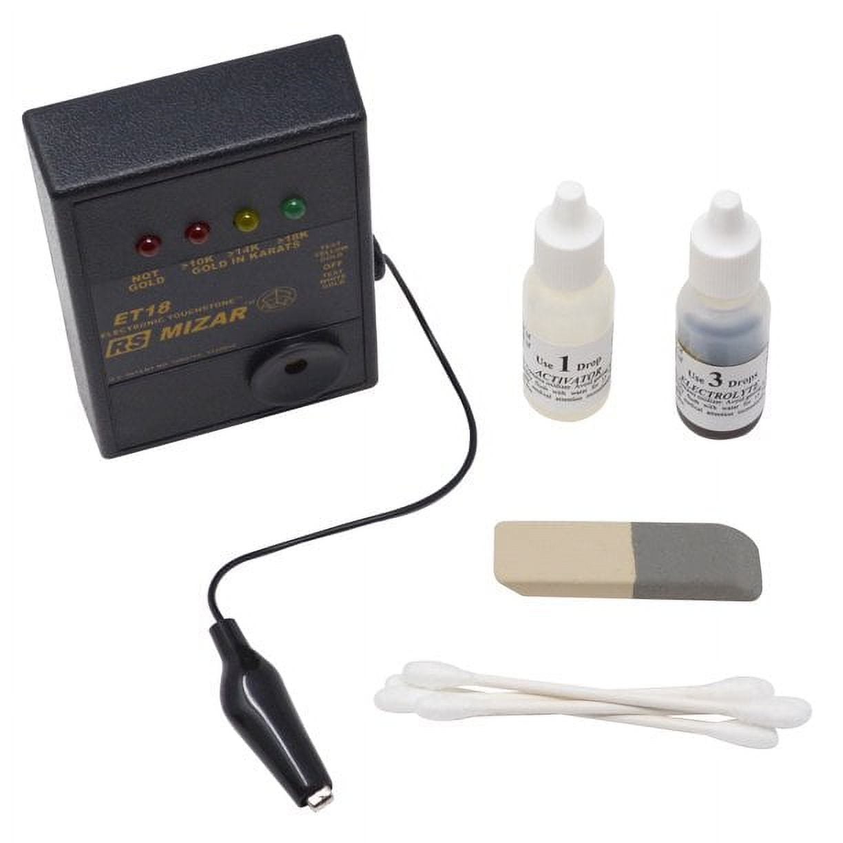 ET-18 Mizar Electric Gold Tester Karat Value Jewelry Scrap Testing Kit Jewelers Tool Set -TES-174.00