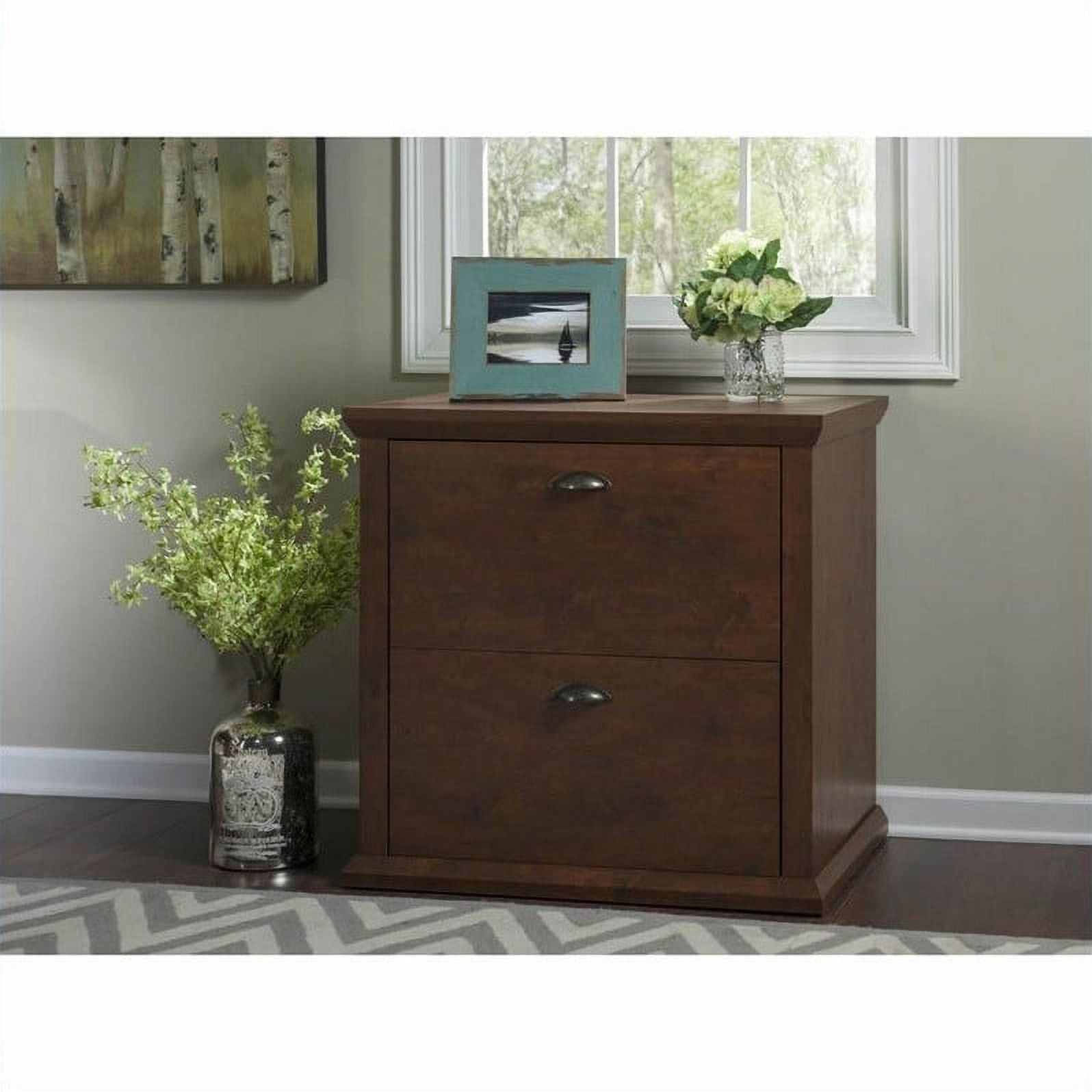 Scranton & Co 2 Drawer Lateral File Cabinet in Antique Cherry - image 2 of 5