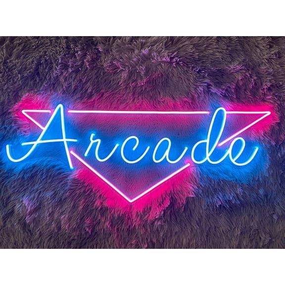 Handmadetneonsign Arcade Led Sign, Arcade Neon Sign, Wall Decor, Game Room Neon Sign, Custom Neon Sign, Game Led Sign, Best Gifts, Arcade Led Signs, Wall Décor