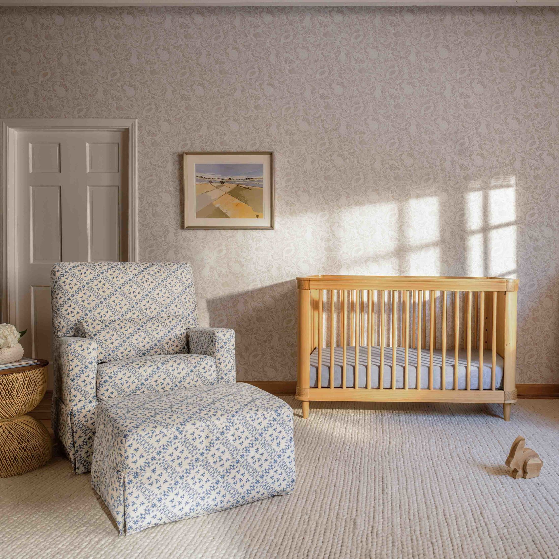 Namesake Sarah Flint x Namesake Crawford Swivel Glider in Eco-Performance Fabric | Water Repellent & Stain Resistant