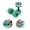 Sky Blue, variant on kayannuo 1 Pair Aqua Fitness Barbells Foam Dumbbells Hand Bars Pool Resistance Exercise