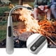 thumbnail image 3 of Encendedor de arco eléctrico giratorio de 360°, encendedor de pulso USB sin llama, a prueba de viento para barbacoa (plateado), 3 of 8