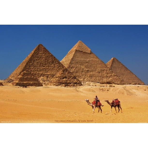 Pyramids of Giza Egypt Poster (36 x 24)