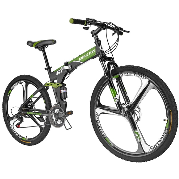 Vélo de Montagne Pliant, Eurobike à 3 Rayons G7 à Suspension Complète Vélos de Montagne Pliants 27,5 Pouces, Cadre de 17 Pouces, Vélo Pliable Vélos pour Adultes