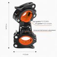 thumbnail image 3 of mmirethe Light Clip Universal Ball Light Stand 360Â° Rotation Clip Clamp Suitable for Road Bike Mountain Bike TYPE2, 3 of 3