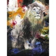 thumbnail image 3 of Design Fabrikken 15x18 Black Modern Framed Museum Art Print Titled - Lion, 3 of 5