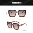 thumbnail image 2 of Gafas de sol cuadradas con polvo de purpurina, gafas anti-ultravioleta personalizadas, fabricadas en PC, 2 of 5