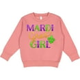 thumbnail image 2 of Inktastic Mardi Gras Girl Toddler Sweatshirt, 2 of 4