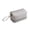 Gray, variant on Travel Toiletry Bag, Soft Fabric Cosmetic Pouch with Zipper Closure, Compact Hanging Organizer for Makeup & Essentials, Cream