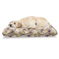thumbnail image 1 of Dragonfly Pet Bed, Uneven Big Repetitive Winged Bug 2 Pairs of Patched Wings Flying Orange Blobs, Resistant Pad for Dogs and Cats Cushion with Removable Cover, 24" x 39", Multicolor, by Ambesonne, 1 of 4