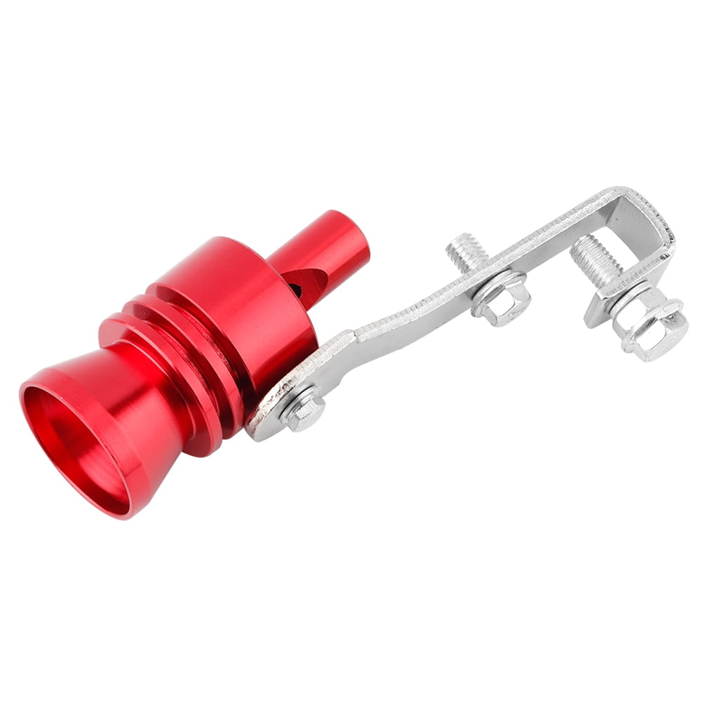 Turbo Whistle Universal Aluminum Alloy Car Exhaust Pipe Turbo Whistle for Automobile ATV SUV Auto Accessories Red 