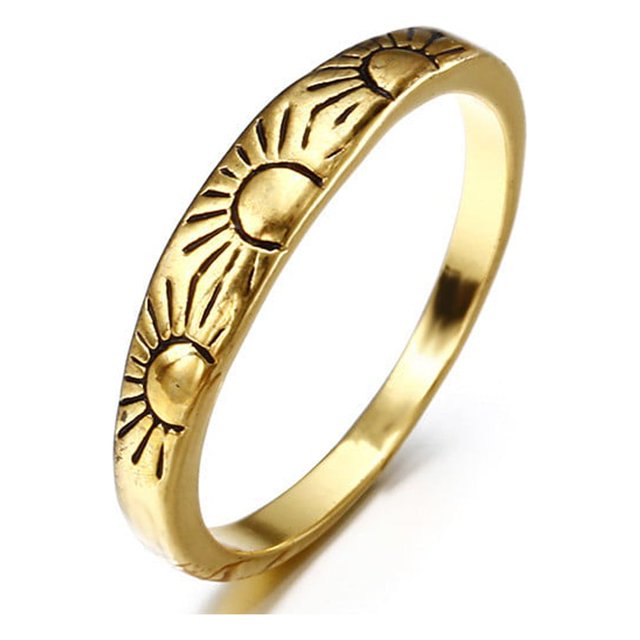 Fiudx Joyería de Moda para Mujer, de Aleación, con Diseño de Sol, para Bodas y Fiestas.