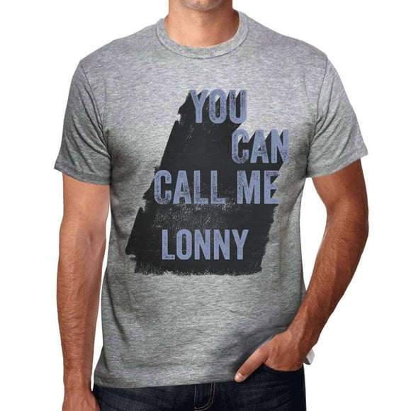 T-Shirt Graphique pour Hommes, Vous Pouvez M'Appeler Lonny Éco-Friendly Édition Limitée T-Shirt à Manches Courtes Anniversaire Vintage Cadeau Nouveauté