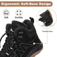 thumbnail image 4 of Ecetana Womens Snow Boots Winter Warm Faux Fur Lined Ankle Boots Waterproof Outdoor Hiking Shoes, 4 of 7