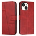 thumbnail image 2 of Compatible for iPhone 13 Mini Wallet Case,[Magnetic Closure][Kickstand][Wrist Strap][Card Holder Slots] RFID BlockingTPU Interior Protective PU Leather Folio Flip Shockproof Cover,Red, 2 of 11