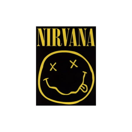 nirvana smiley face rock