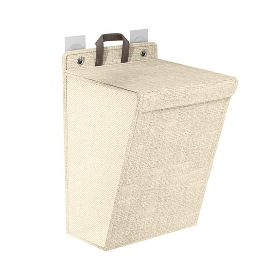 Gnmfd Foldable Laundry Storage Basket, Wall Hanging Clothes Organizer with Large Capacity, Breathable Mesh hook and loop, Odor-Free Dirty Clothes Storage for Dormitory Bathroom Closets