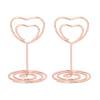 thumbnail image 1 of 2x Portatarjetas de visita Love Heart Carpeta para números de mesa de hotel (oro rosa S) Likrtyny Para estrenar, 1 of 8
