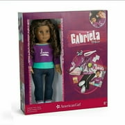 American Girl Gabriela Doll and Accessory Set, Sparkly Sequins Outfit, and Book 18" Doll